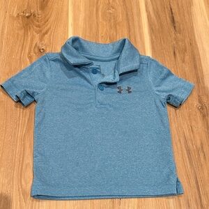 Under Armour Kids Teal Polo Shirt